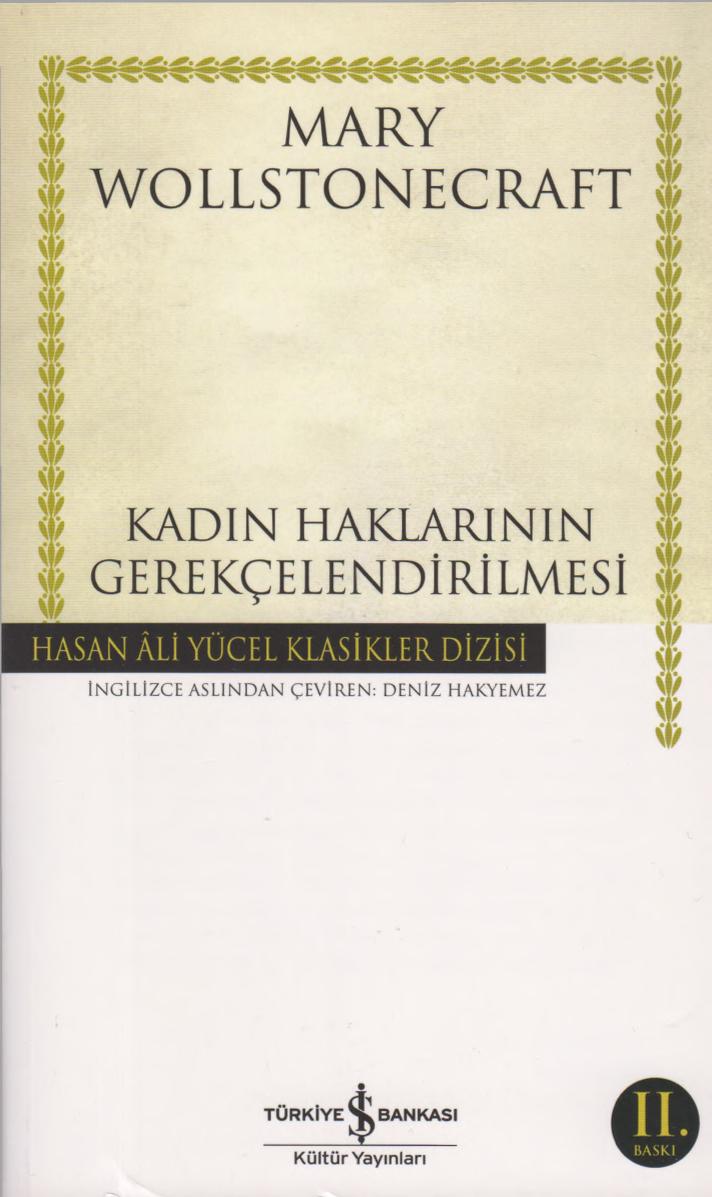 Kadın Haklarının Gerekçelendirilmesi Kitap Kapağı