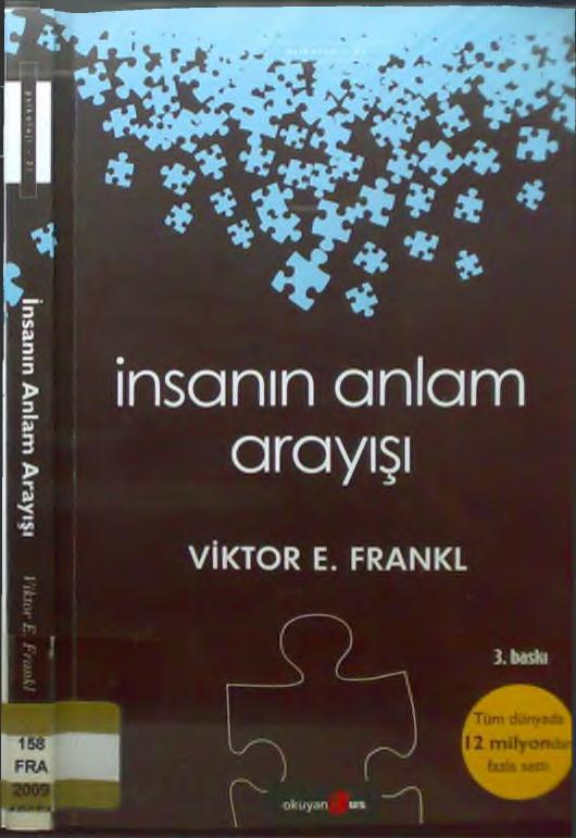 İnsanın Anlam Arayışı Kitap Kapağı