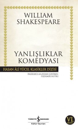 Yanlışlıklar Komedyası Kitap Kapağı