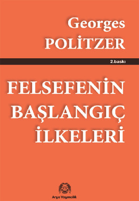 Felsefenin Başlangıç İlkeleri Kitap Kapağı