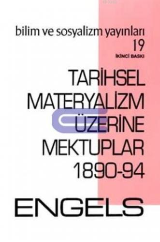 Tarihsel Materyalizm Üzerine Mektuplar 1890-94 Kitap Kapağı