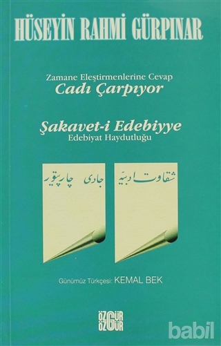 Zamane Eleştirmenlerine Cevap Kitap Kapağı