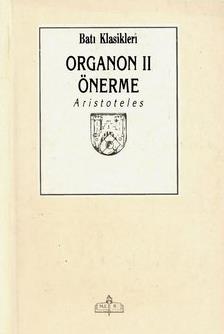 Organon 2: Önerme Kitap Kapağı