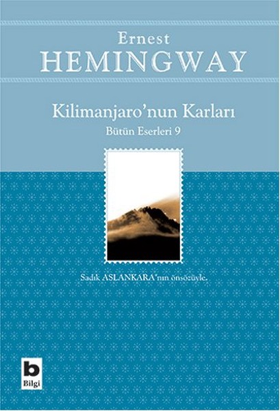 Kilimanjaro'nun Karları Kitap Kapağı