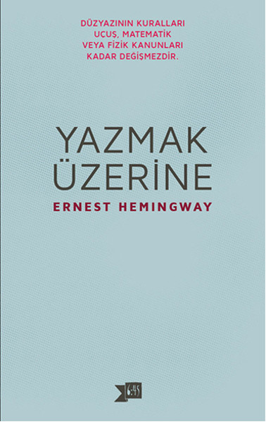 Yazmak Üzerine Kitap Kapağı