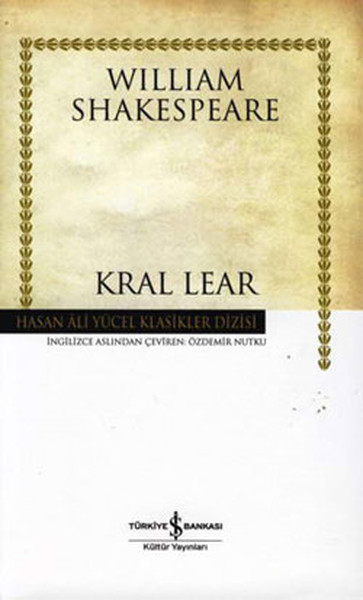 Kral Lear Kitap Kapağı