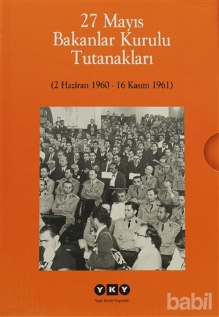 27 Mayıs Bakanlar Kurulu Tutanakları Kitap Kapağı